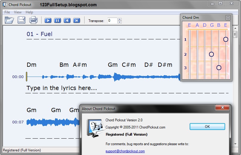 chord pickout free download